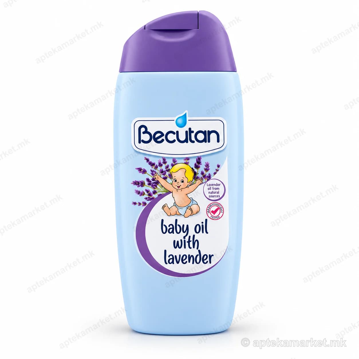 Becutan масло со лаванда за деца 200 ml пакување