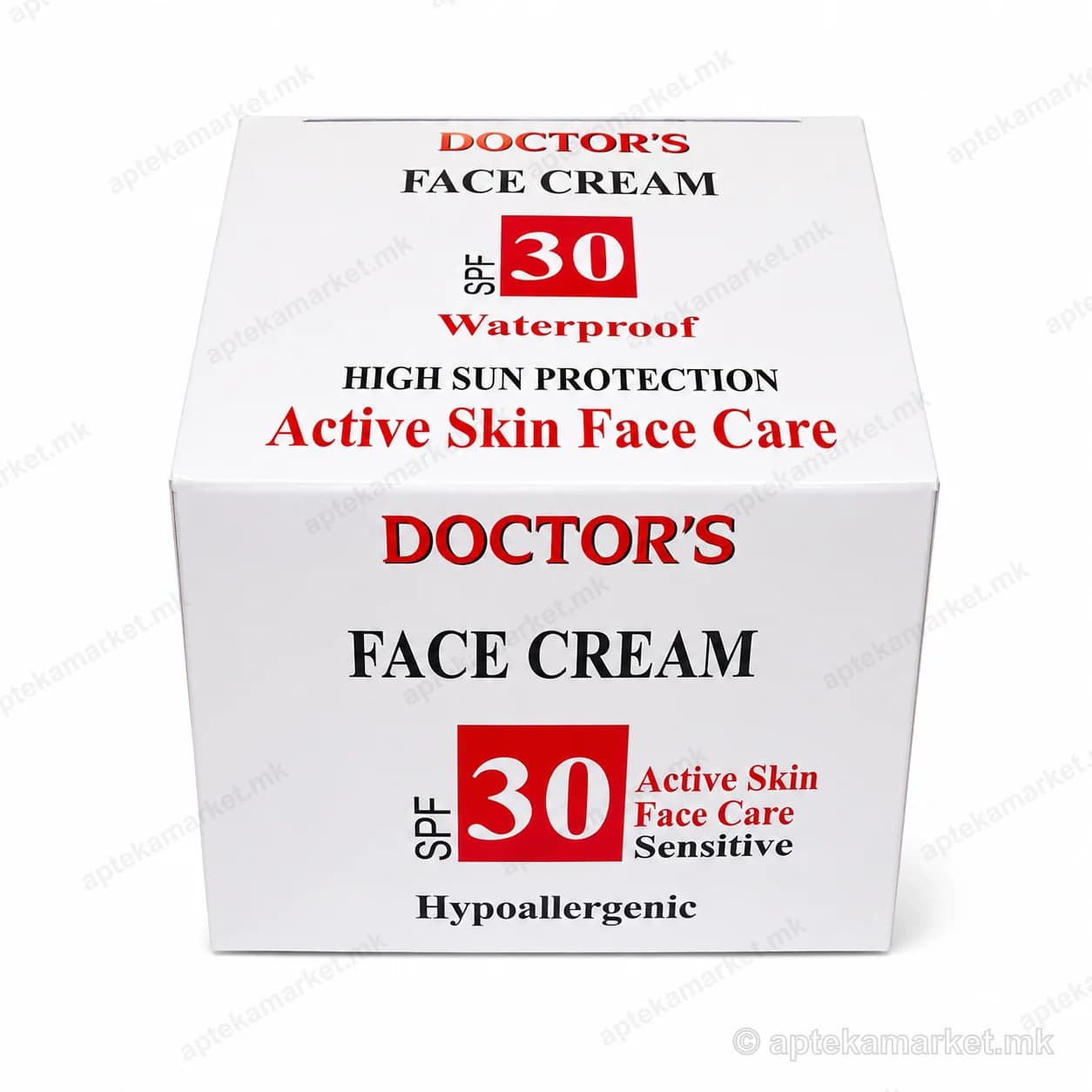 Doctor's Active Skin Face Cream SPF 30 packaging
